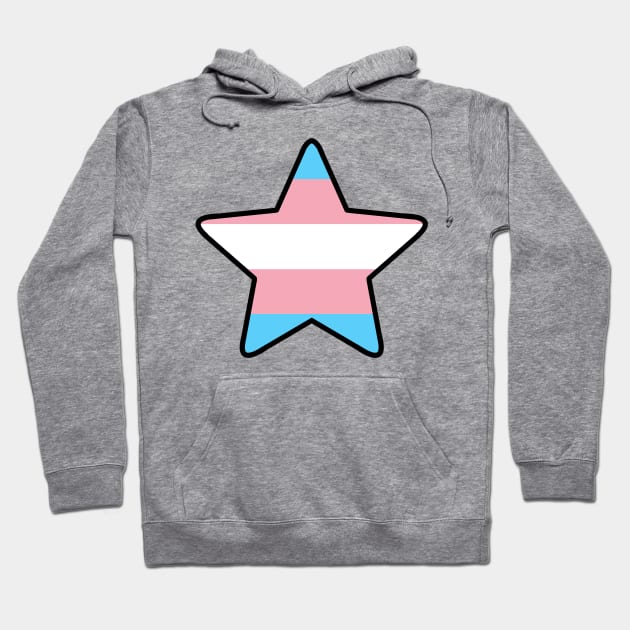 Trans Pride Star Hoodie by SimplyPride